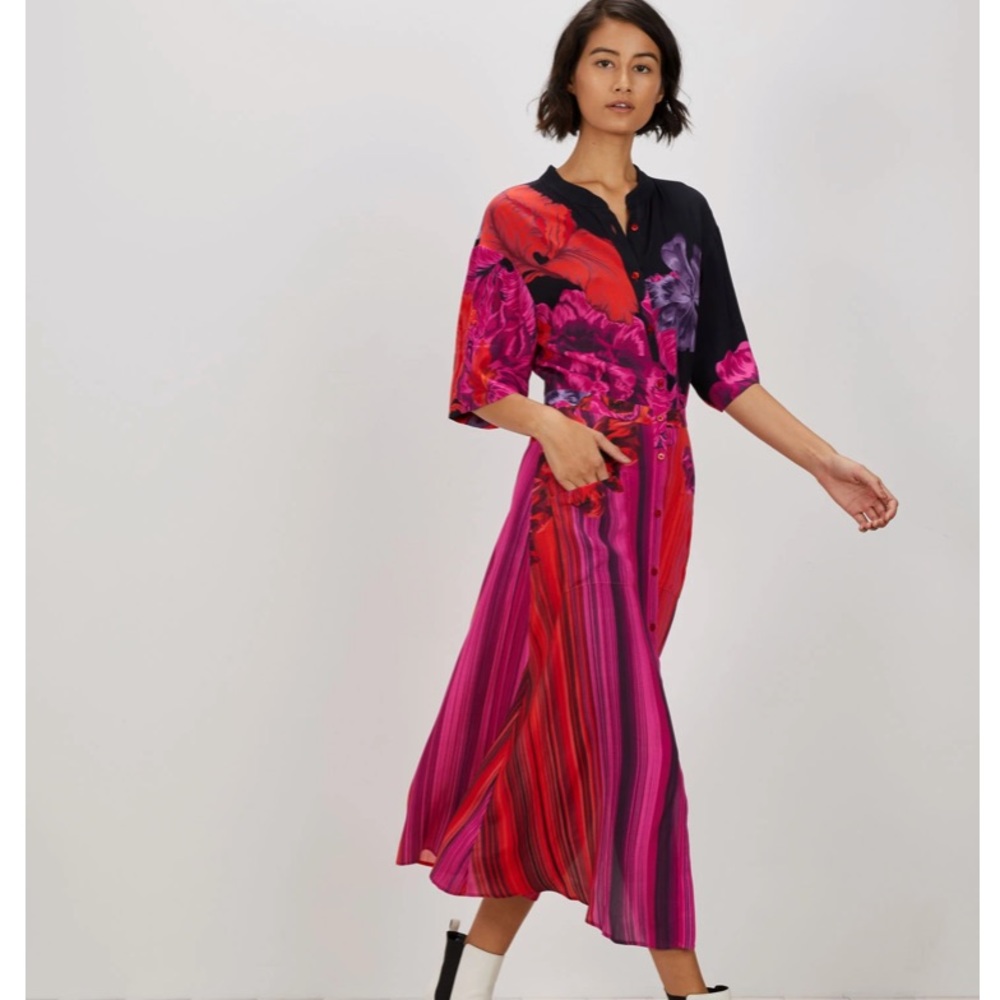 THE KIT Cobie Shirtdress Size 14 NWT ❄️